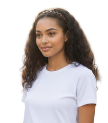 SHE LIAN group layout of black and brown headbands showing color options for coordination