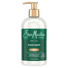 SheaMoisture front bottle showing packaging and restorative benefits