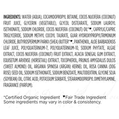 Shea Moisture before and after hair photo illustrating improved manageability