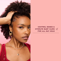 Shea Moisture used during styling routine for polished finished look