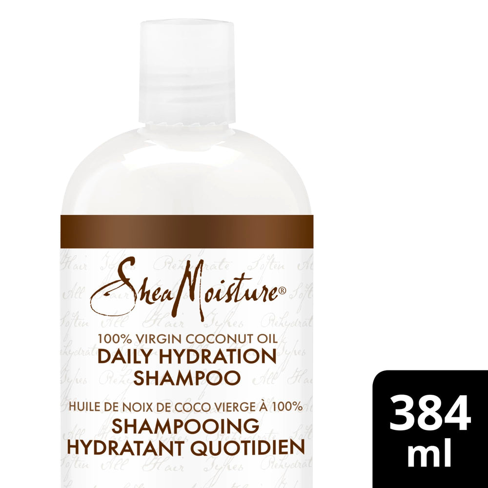 Shea Moisture shampoo foam texture demonstrating creamy lather for gentle cleansing