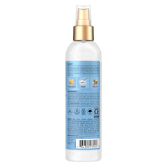 Shea Moisture mist in motion demonstrating even coverage and quick absorption