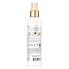 Shea Moisture spray nozzle dispensing mist for even lightweight application
