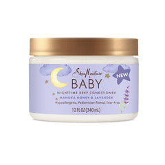 SheaMoisture baby front packaging showing 12 oz jar and label benefits