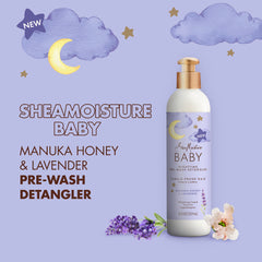 SheaMoisture cream texture in hand showing smooth slip for detangling