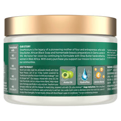 SheaMoisture open jar close-up of creamy masque texture and hydration