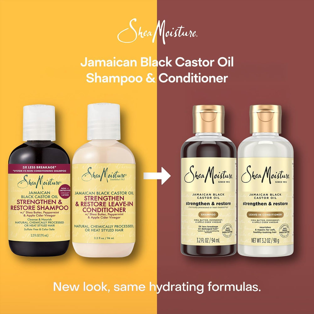 SheaMoisture leave-in conditioner applied to hair showing improved manageability
