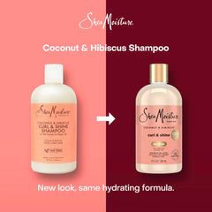 SheaMoisture creamy lather texture demonstrating gentle hydration and shine