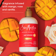 SheaMoisture creamy conditioner texture close-up showing silky slip