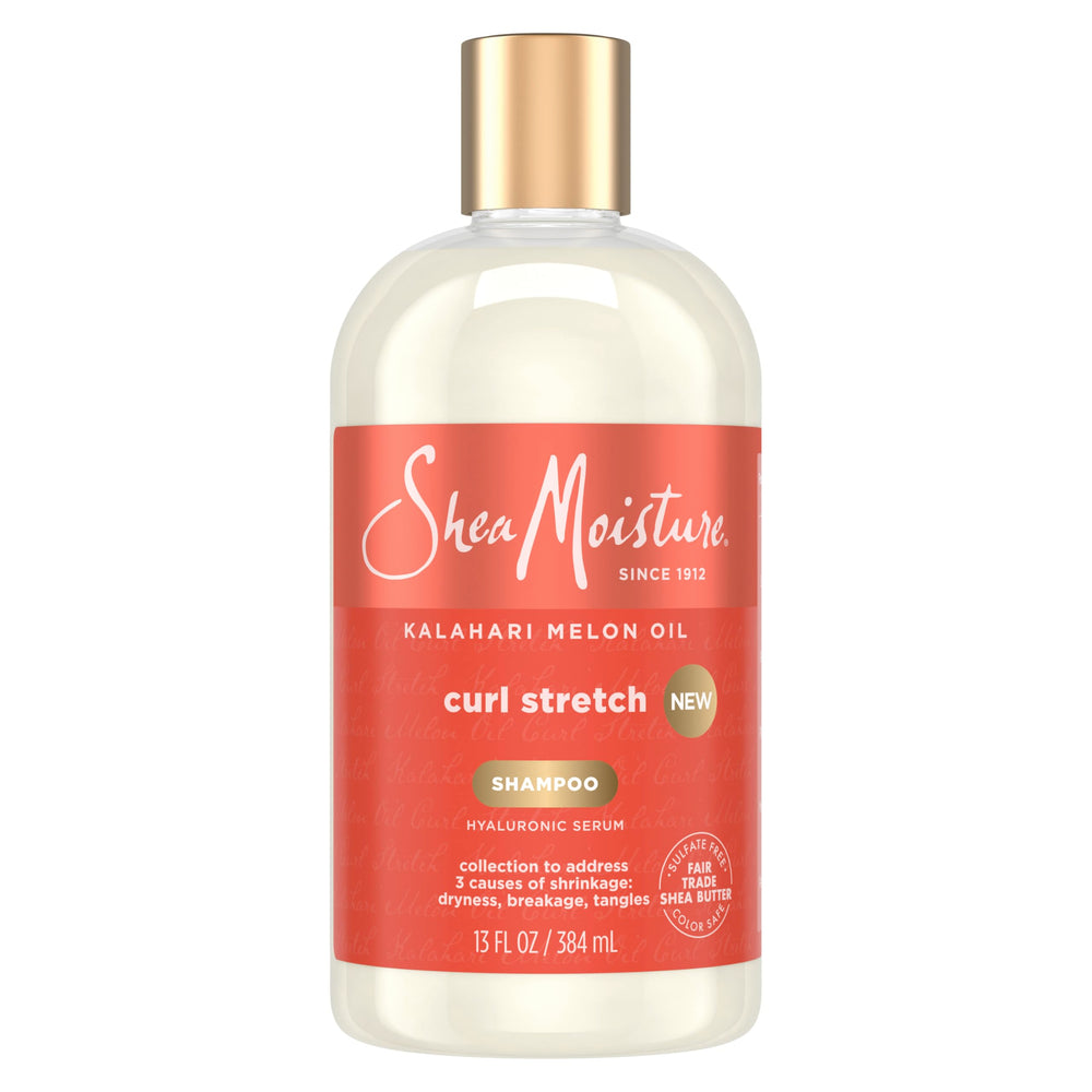 SheaMoisture front bottle view shows product packaging and benefits