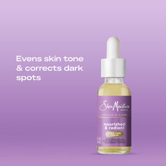 Shea Moisture elderberry complex ingredient close-up showing antioxidant support