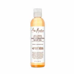 Shea Moisture front bottle showing label and 8 oz size, showcases hydration