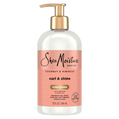 SheaMoisture front packaging showing coconut and hibiscus, clear product identity