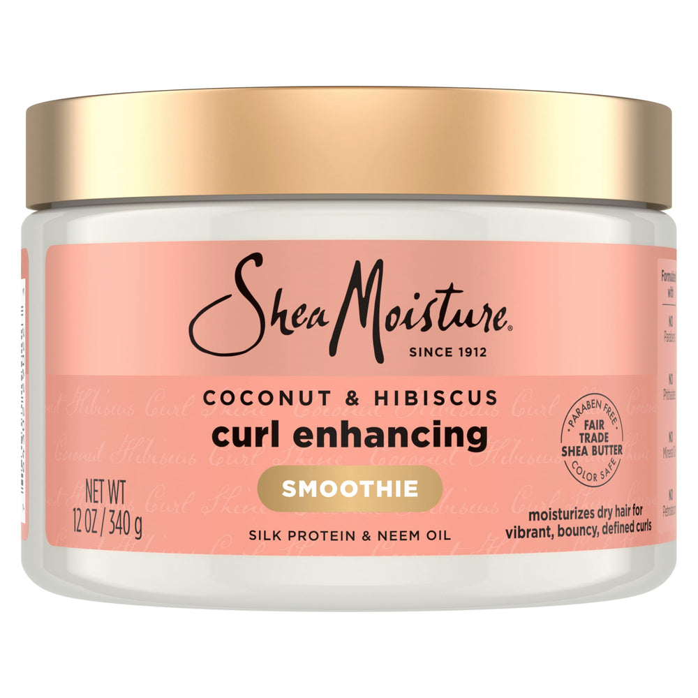 SheaMoisture front packaging showing 12 oz jar and product name for clear identification and trust