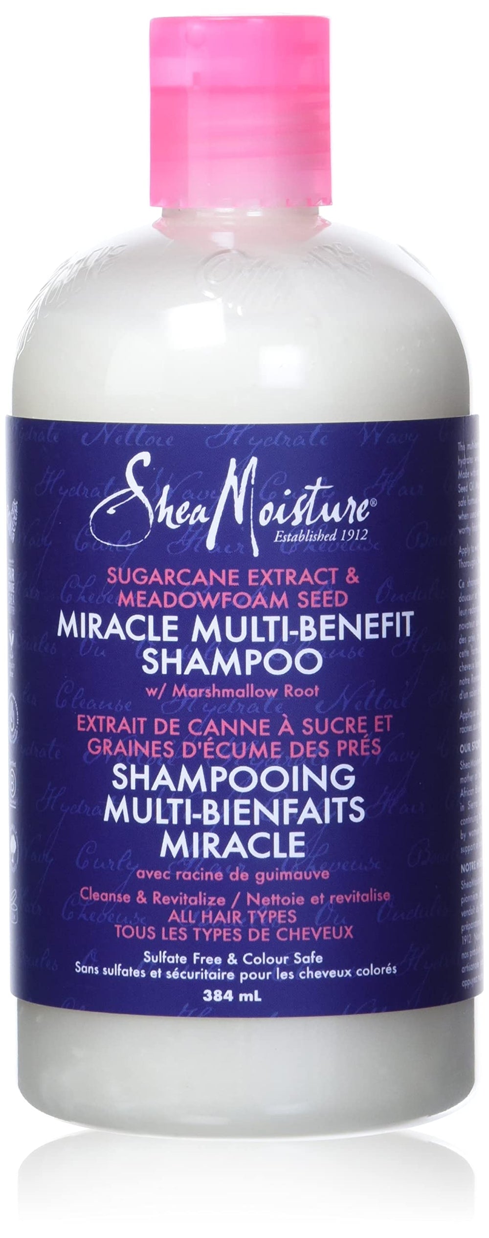 SheaMoisture front bottle view showing label and 13 oz size for easy selection