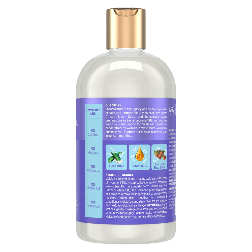 SheaMoisture label closeup highlighting ingredients and transparency