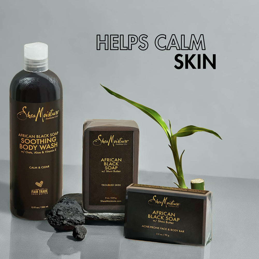 SheaMoisture in shower lifestyle image showing calming routine