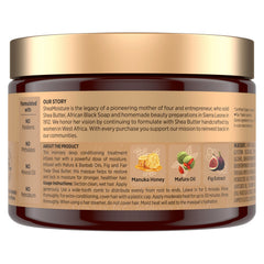 SheaMoisture open jar texture showing creamy masque for intense moisture