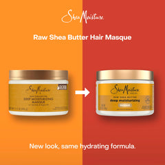 SheaMoisture open jar and lid showing rich formula for nourishment