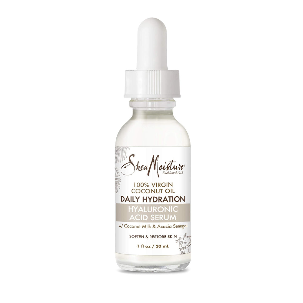 SheaMoisture front packaging showing bottle and label for easy identification and trust
