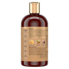 Shea Moisture creamy lather texture on palm demonstrating gentle cleansing and moisture