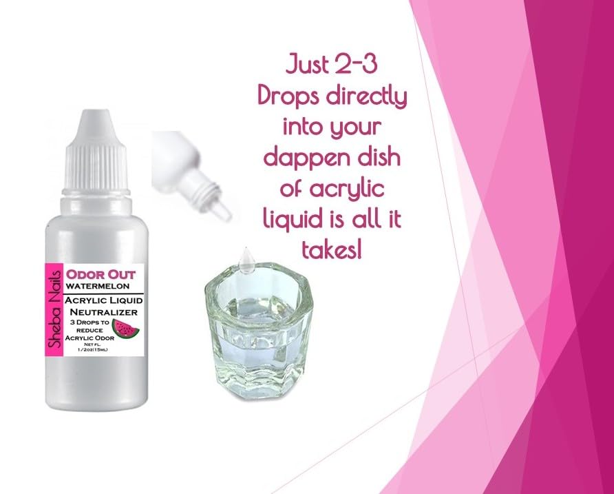 Sheba Nails close-up dropper releasing neutralizer drop, provides controlled dosing benefit