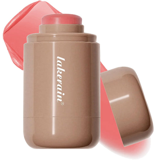 SHEEYOON cream blush stick front packaging showing bright coral shade benefit quick application