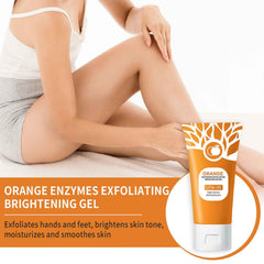 Sheghy applying gel to face demonstrating easy, nonabrasive exfoliation