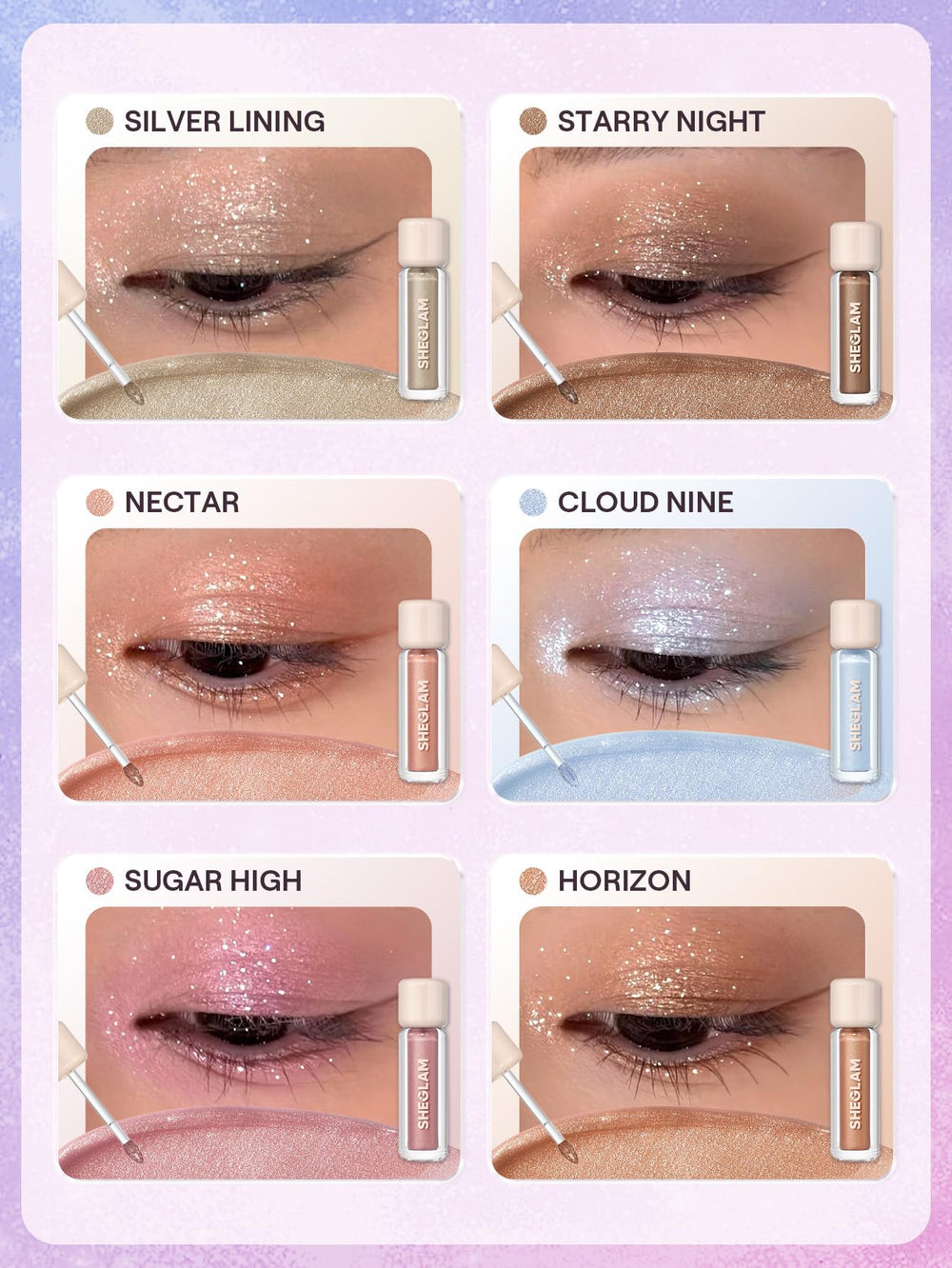 SHEGLAM product next to coin showing compact size for travel convenience