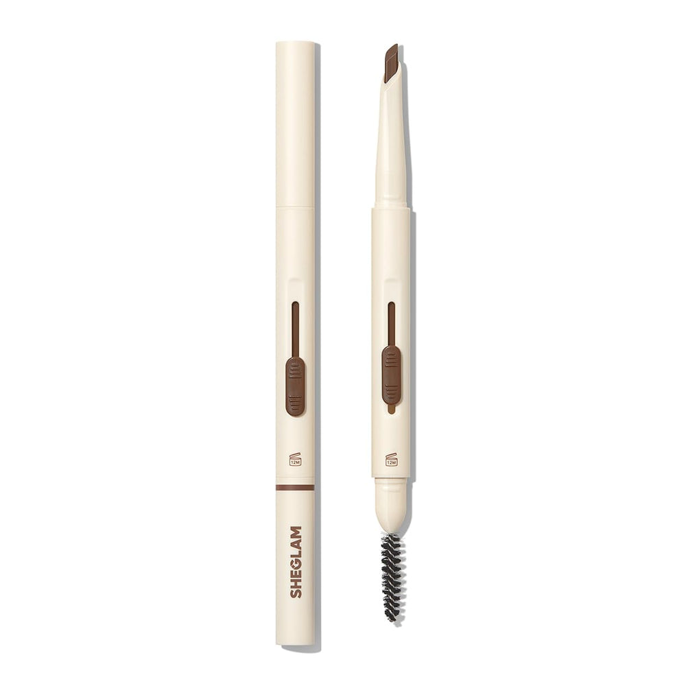 SHEGLAM pencil front view showing slim dual-ended design and portability