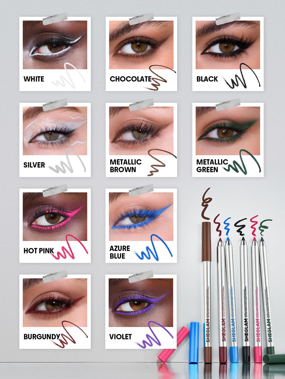 SHEGLAM Boldline Chocolate used to fill brows for soft, dimensional shaping