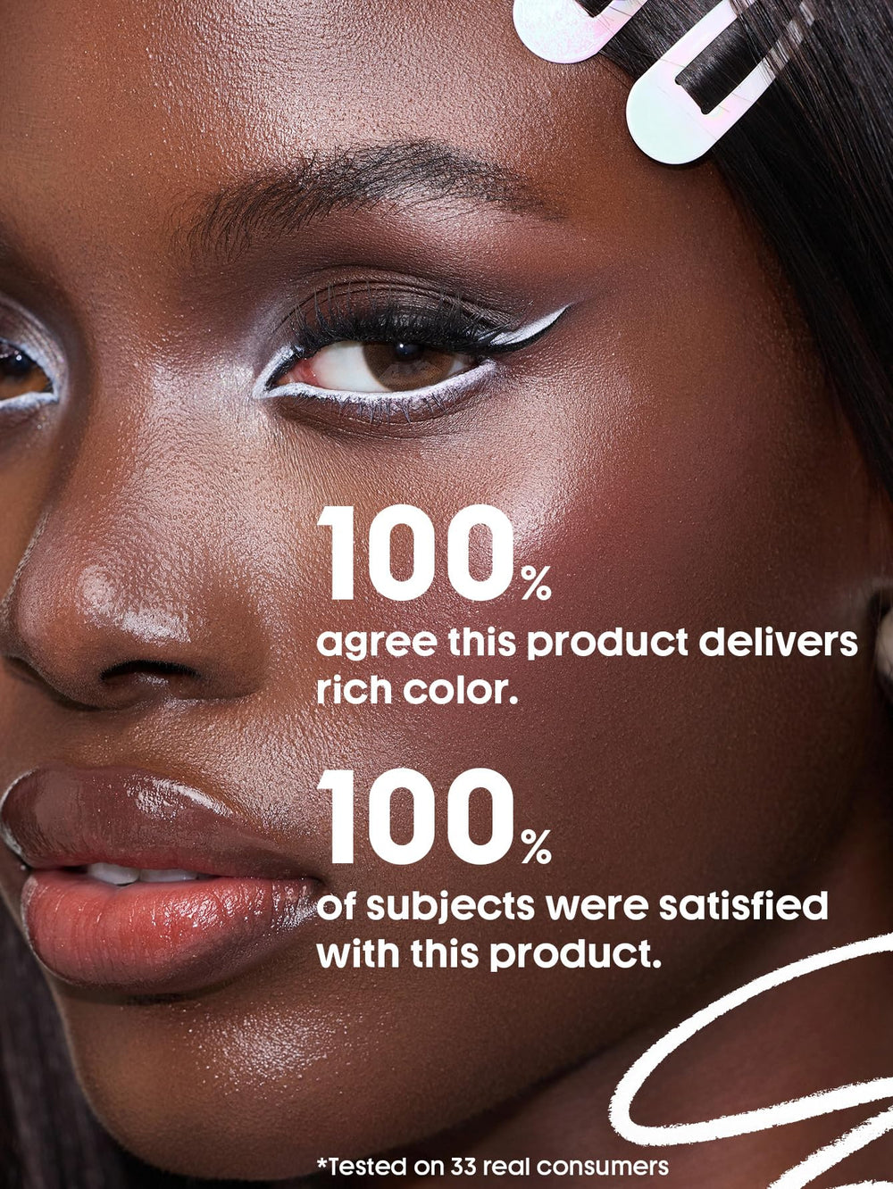 SHEGLAM sharpened tip demonstrating ability to create crisp lines