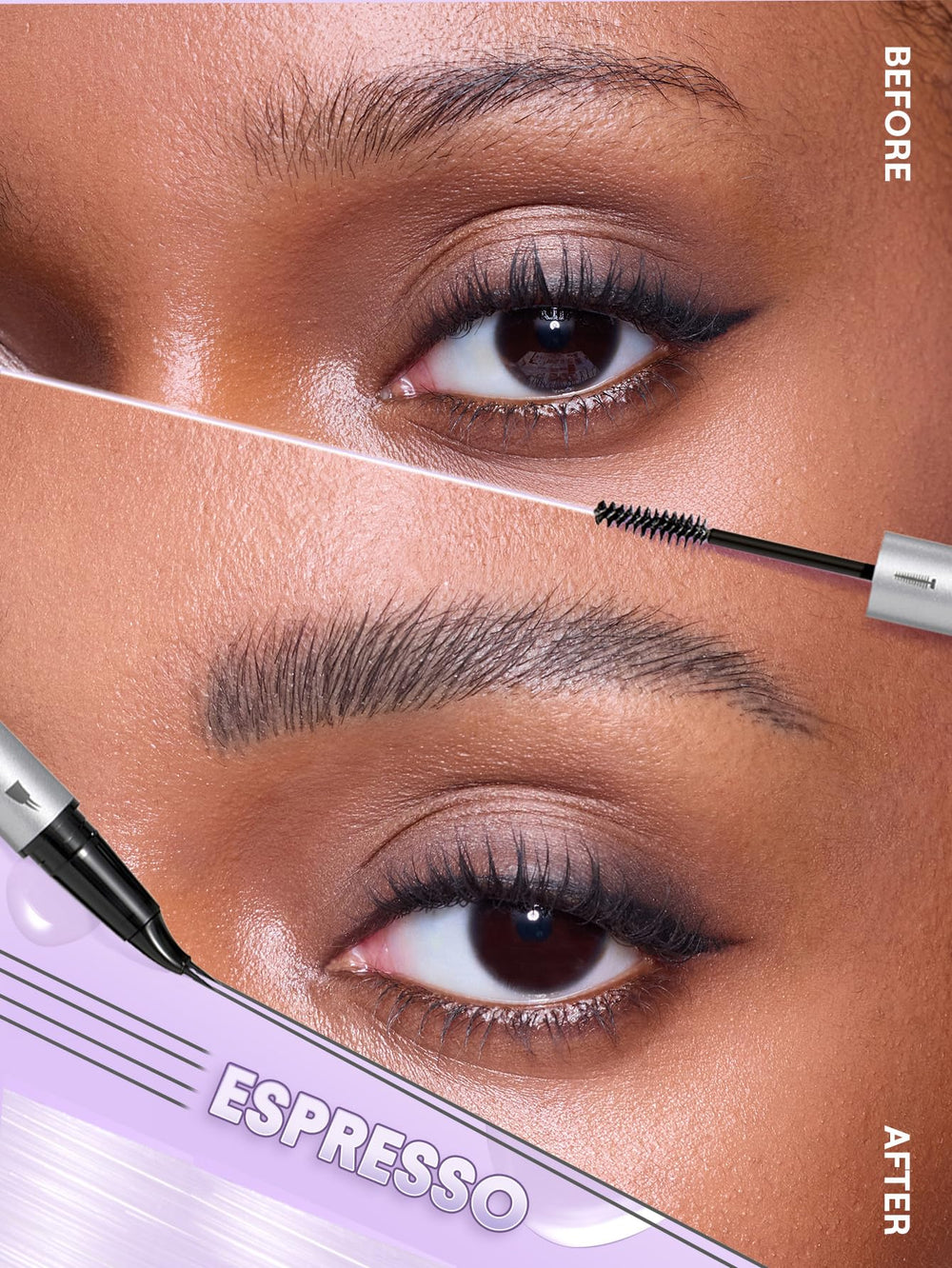 SHEGLAM pen held in hand to show scale and travel-friendly portability