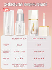 SHEGLAM product packaging flatlay highlighting brand and ingredients