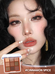 SHEGLAM palette beside a smartphone for size comparison and travel-friendly benefit