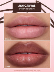 SHEGLAM lip liner tip close-up revealing creamy glide and precise application