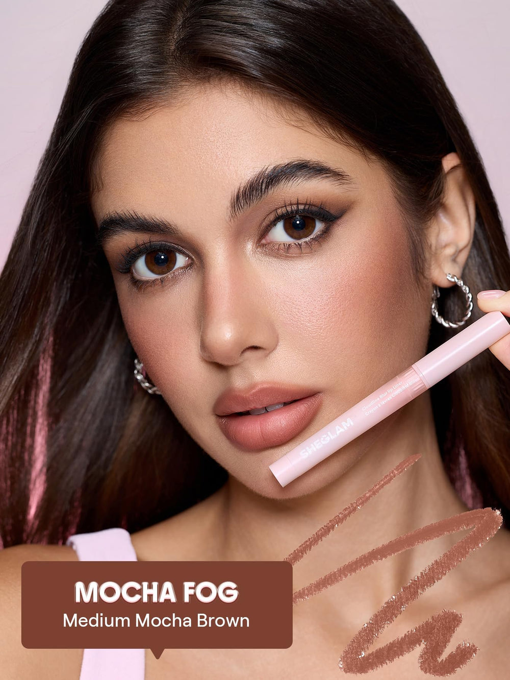 SHEGLAM swatch of Mocha Fog on wrist demonstrating true neutral brown tone