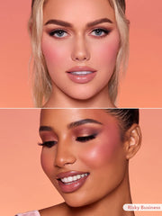 SHEGLAM dropper texture close-up displaying blendable hydrating formula