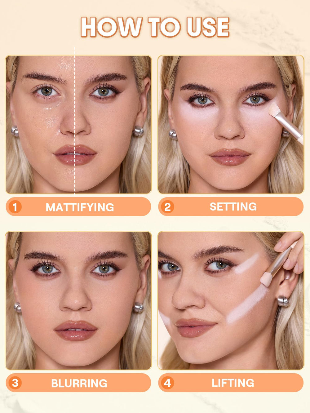 SHEGLAM compact beside brushes showing size and scale for travel-friendly touch-ups