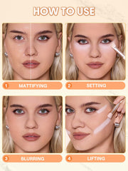 SHEGLAM compact beside brushes showing size and scale for travel-friendly touch-ups