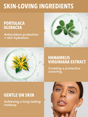 SHEGLAM concealer packaging label close-up highlighting ingredients and cruelty-free claim