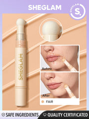 SHEGLAM sponge applicator closeup for precise, mess‑free application benefit