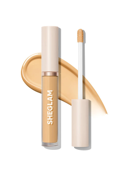SHEGLAM concealer stick front view showing shade Sand and sleek packaging benefit portability