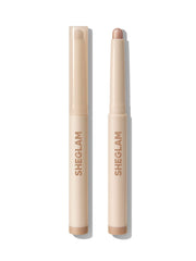 SHEGLAM front packaging showing shade variety and compact design benefit