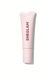 SHEGLAM front tube showing berry smoothie shade and glossy finish benefit