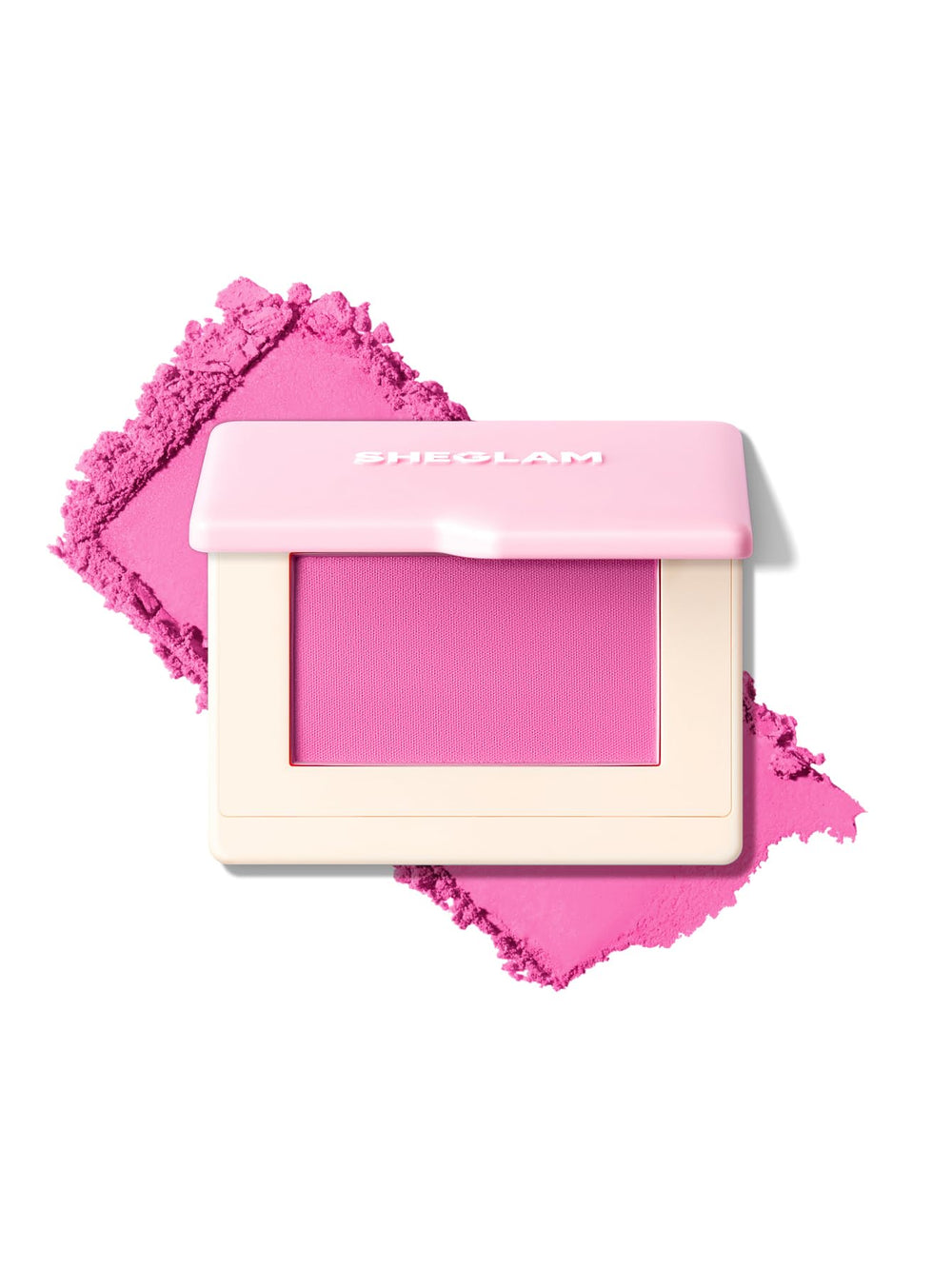 SHEGLAM compact front showing sleek packaging and quick identification