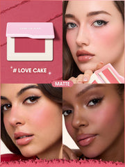 SHEGLAM swatch stripe of Love Cake demonstrating blendable pigment