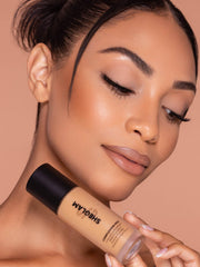 SHEGLAM before and after face showing natural concealment benefit