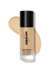 SHEGLAM foundation front packaging showing clean branding and shade