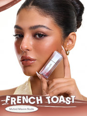 SHEGLAM lips macro showing high-shine glass-like benefit
